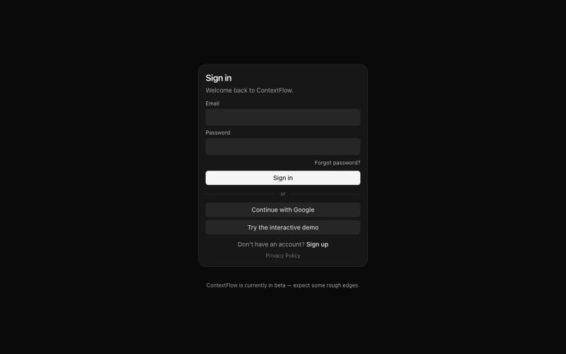 ContextFlow — screenshot