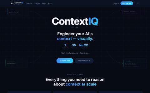 ContextIQ — AI Context Engineering Suite for AI Engineers — screenshot