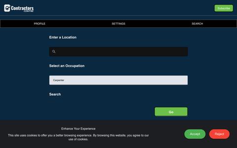 Contractors Centre — screenshot