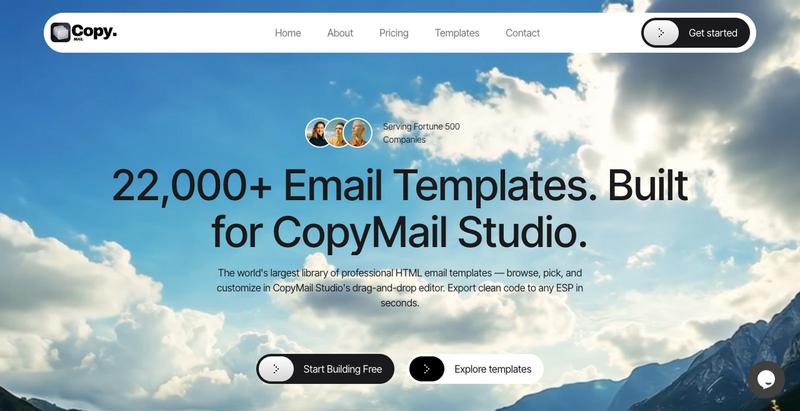 CopyMail — World's Largest Email Template Library — screenshot