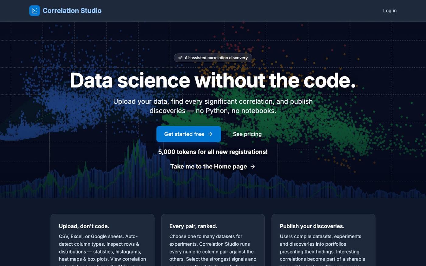 Correlation Studio — Discovery Mining • Causation Analysis — screenshot