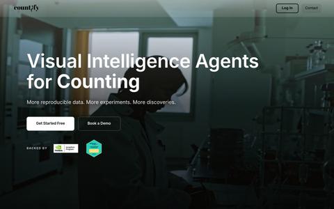 countify — No-Code Computer Vision for Labs — screenshot
