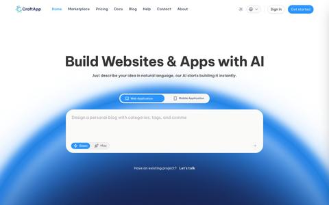 CraftApp — screenshot