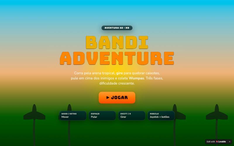 Bandi Adventure — Jogo de Aventura 3D HD — screenshot