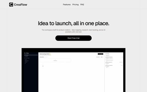 Creaflow — screenshot