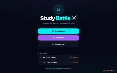 Study Battle ⚔️ — Outsmart your friends — screenshot