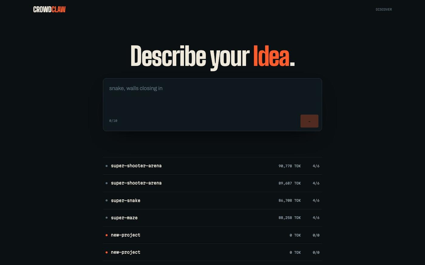 CrowdClaw — screenshot