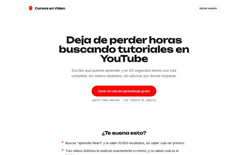 Cursos en Video — screenshot