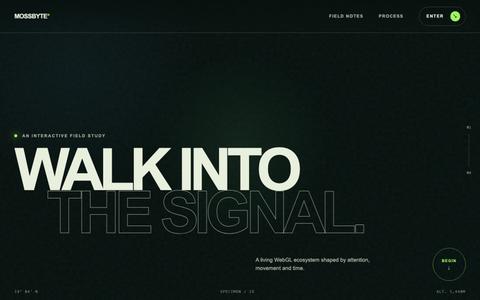 Mossbyte — Walk Into the Signal — screenshot