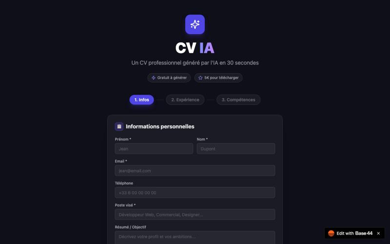 Base44 APP — screenshot