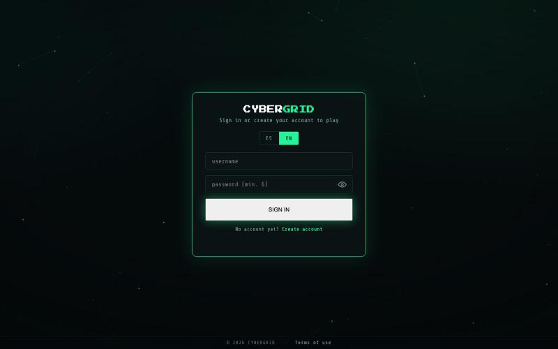 CYBERGRID — screenshot