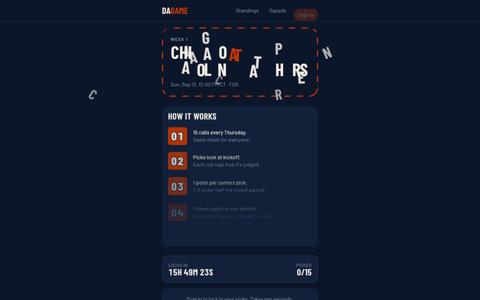 Da Game — screenshot