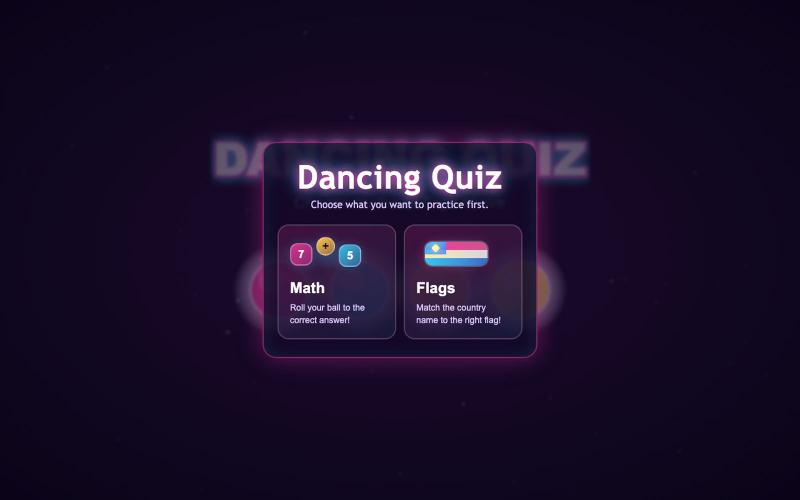 Dancing Math — screenshot