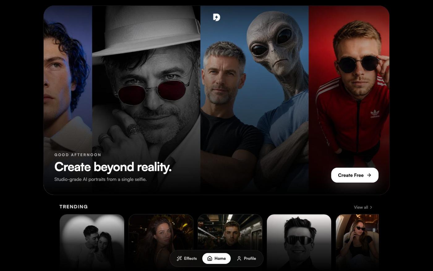 Dante: AI Photo & Video Maker — screenshot