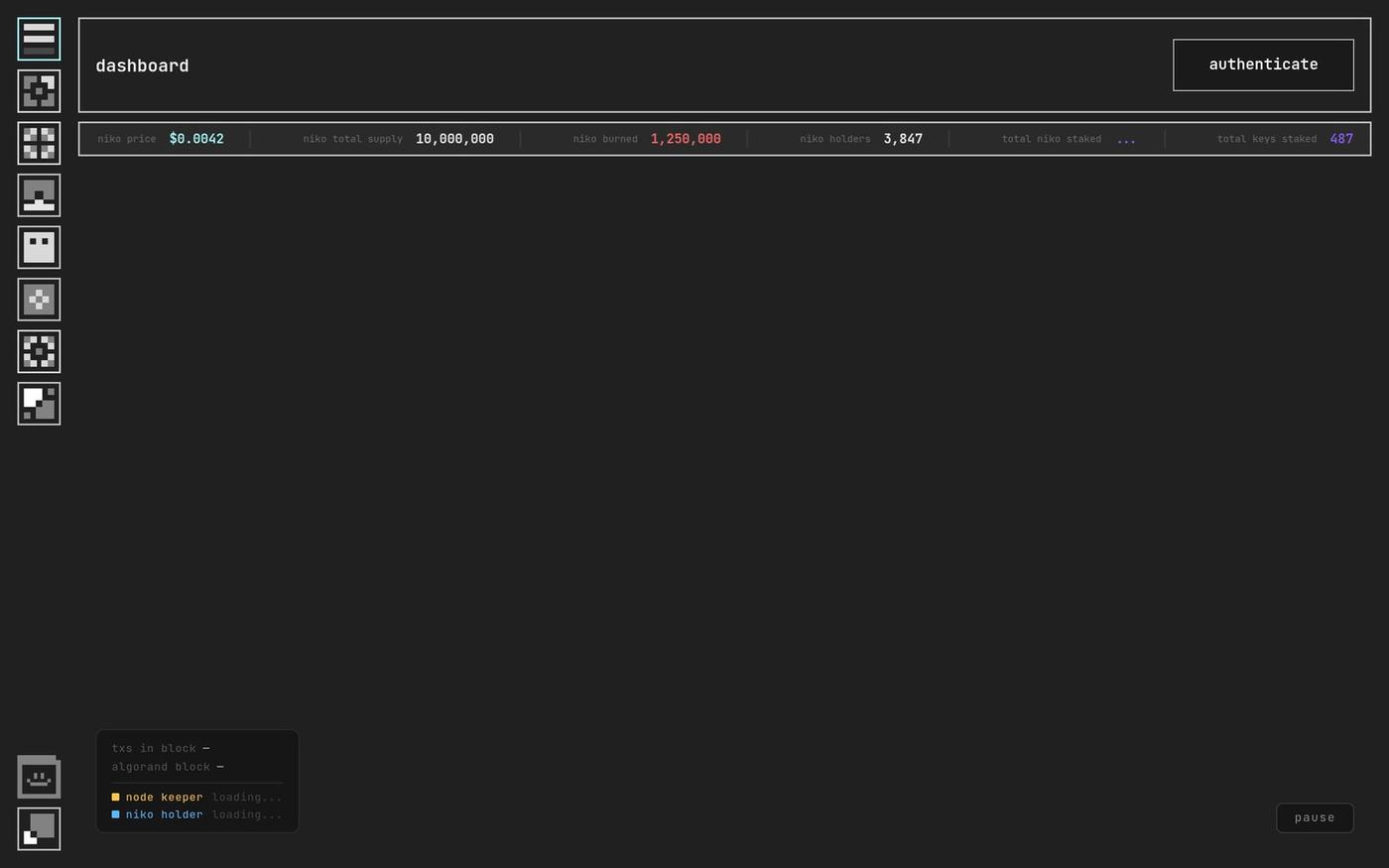 Node Keepers DAO — screenshot
