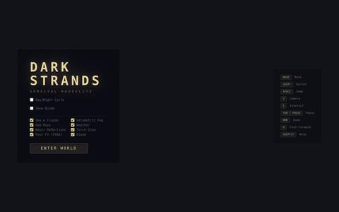Dark Strands — screenshot