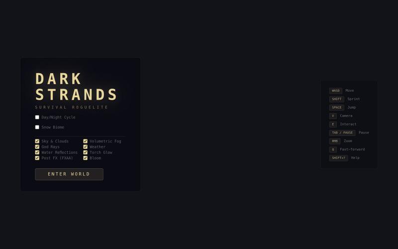 Dark Strands — screenshot