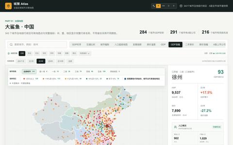 城策 Atlas | 全国定居城市决策地图 — screenshot