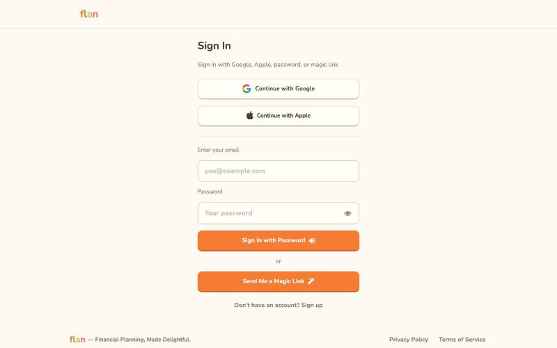 Flan — screenshot