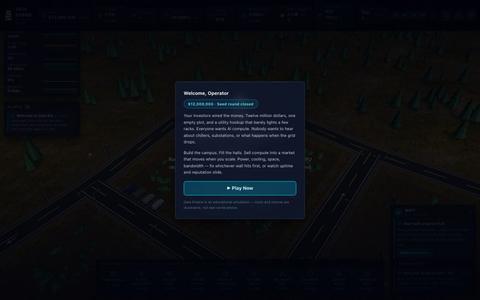 Data Center Game - Data Empire | Build a Data Center Tycoon Empire — screenshot