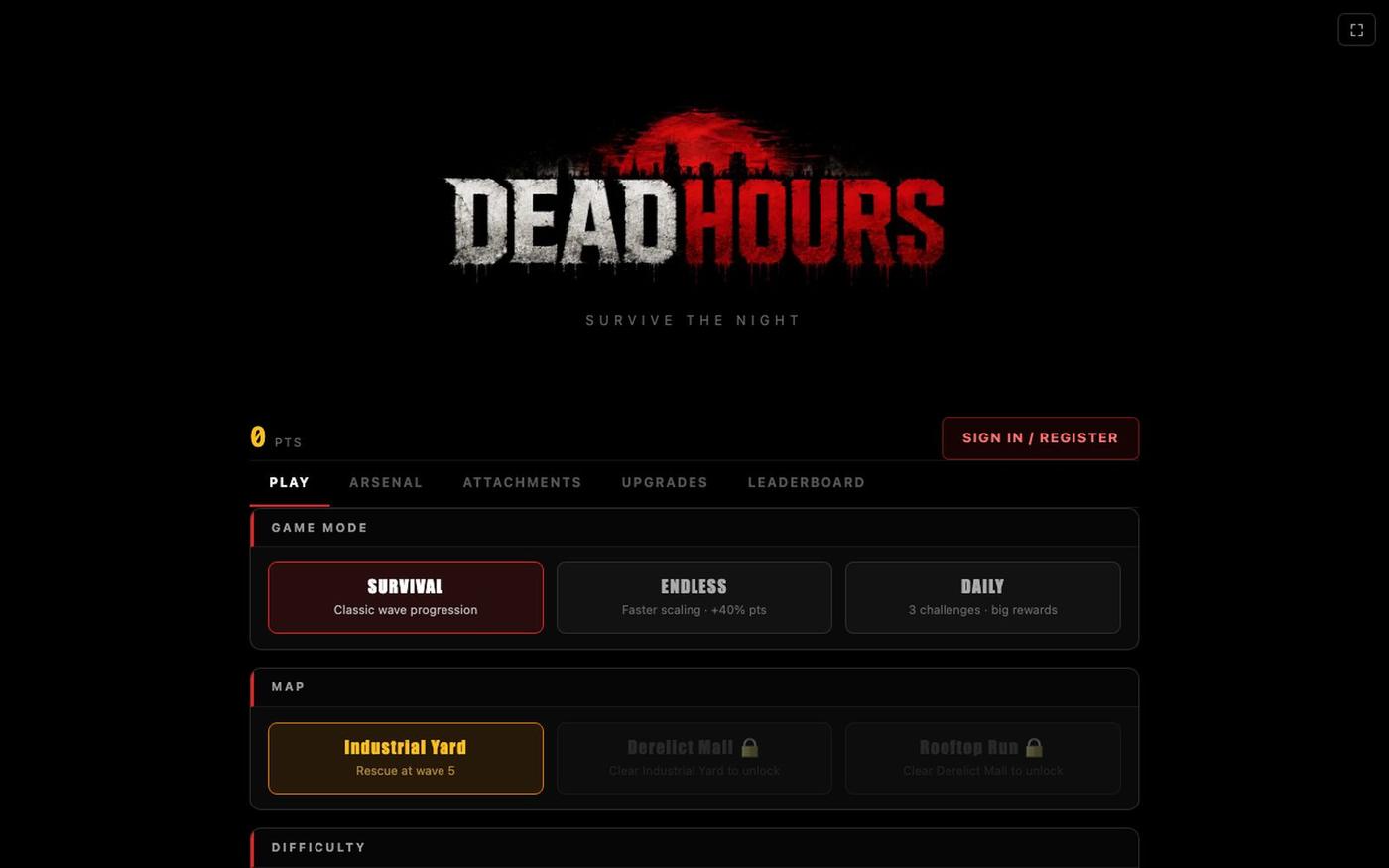 Dead Hours — Survive the Night — screenshot