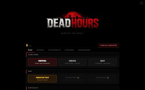 Dead Hours — Survive the Night — screenshot