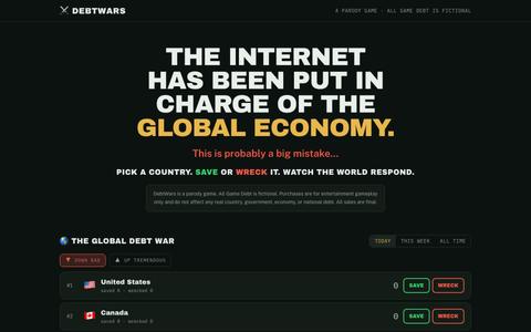 DebtWars — Save It or Wreck It — screenshot