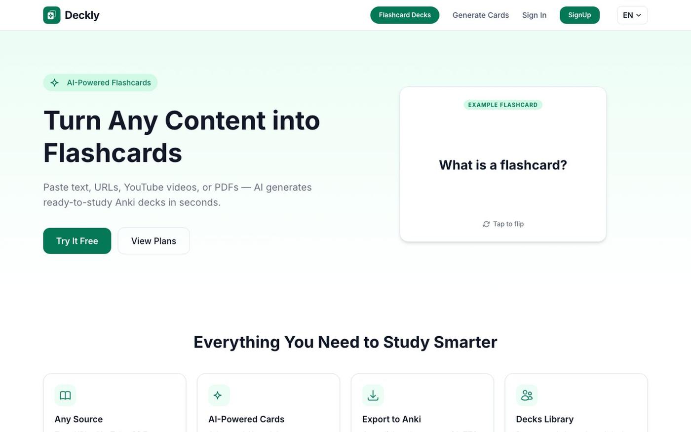Deckly — screenshot