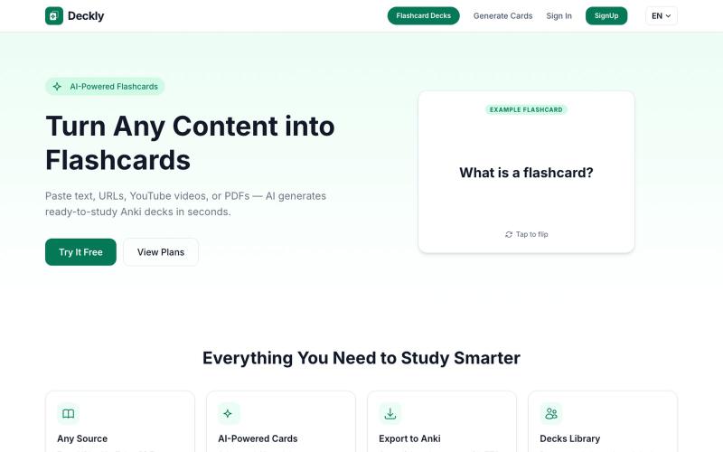 Deckly — screenshot