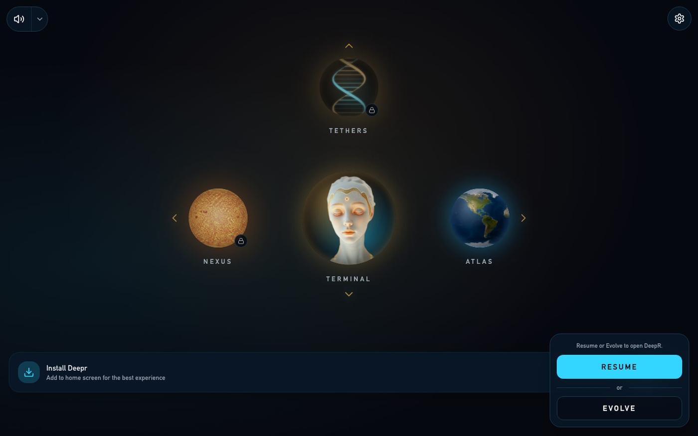 DeepR - Emotional intelligence for human connection — screenshot