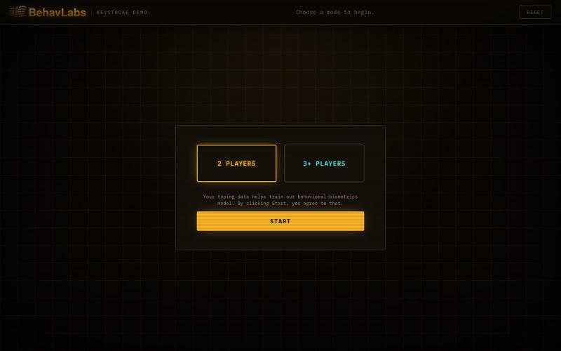 BehavLabs — screenshot