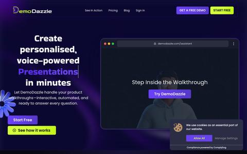 DemoDazzle – Smarter Demos, Effortless Engagement — screenshot