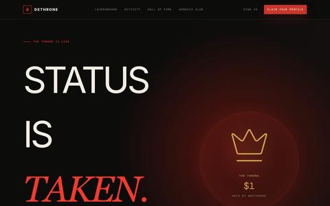 Dethrone — Claim the Throne — screenshot