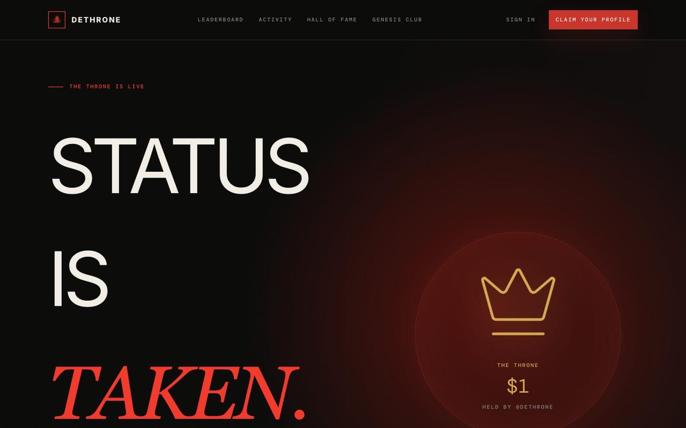 Dethrone — Claim the Throne — screenshot