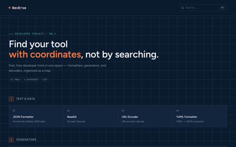 deverse — screenshot
