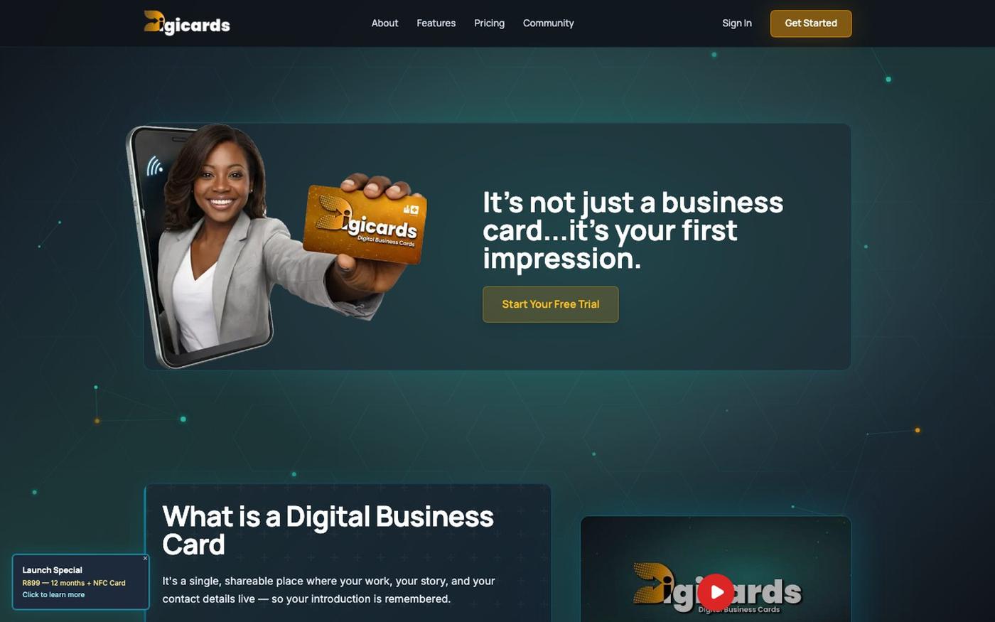 Digicards - Digital Business Cards — screenshot