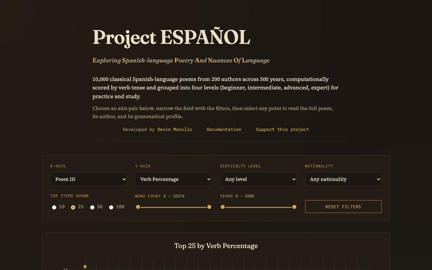Project ESPAÑOL — screenshot