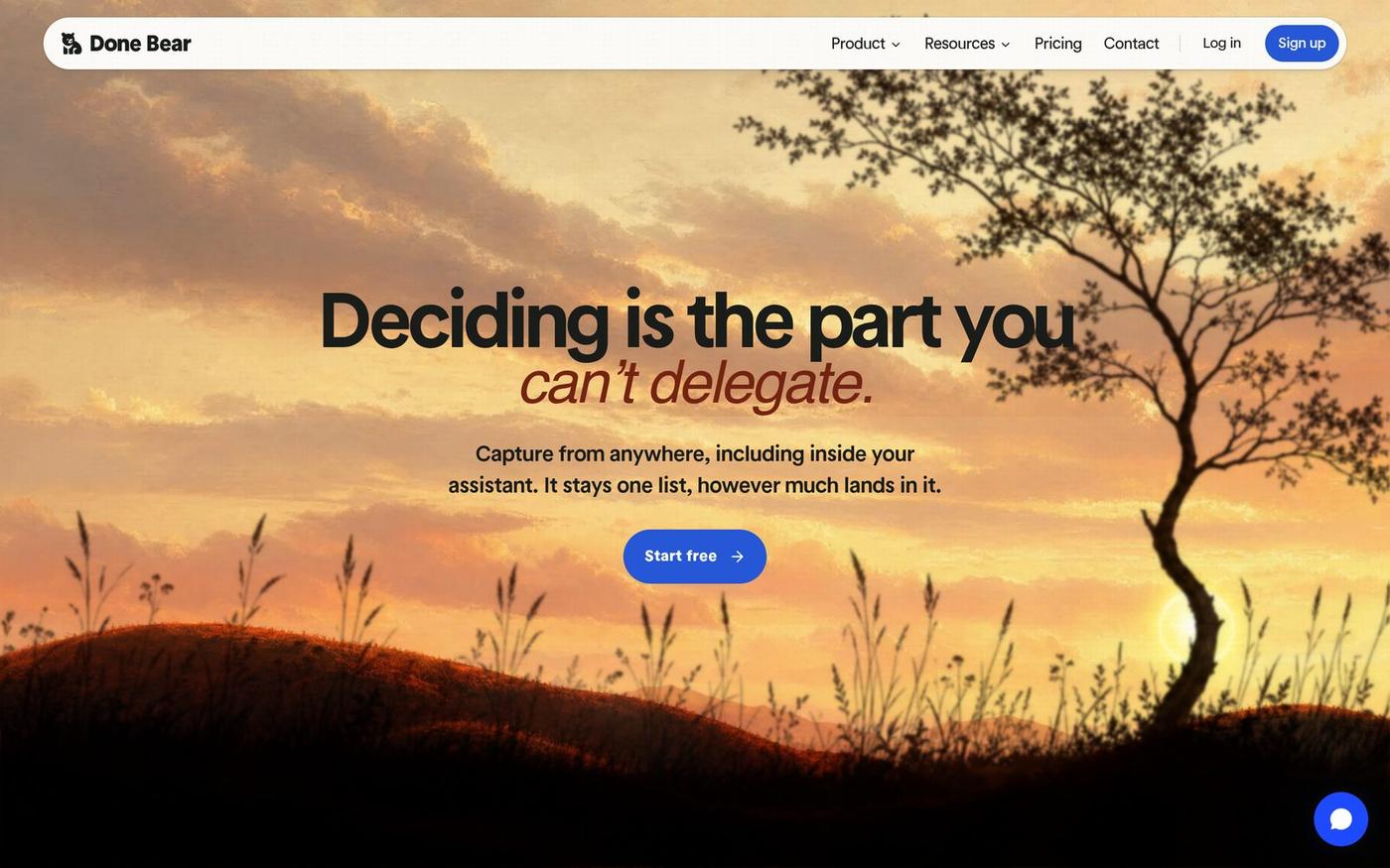 Done Bear | GTD task manager your agents can run — screenshot