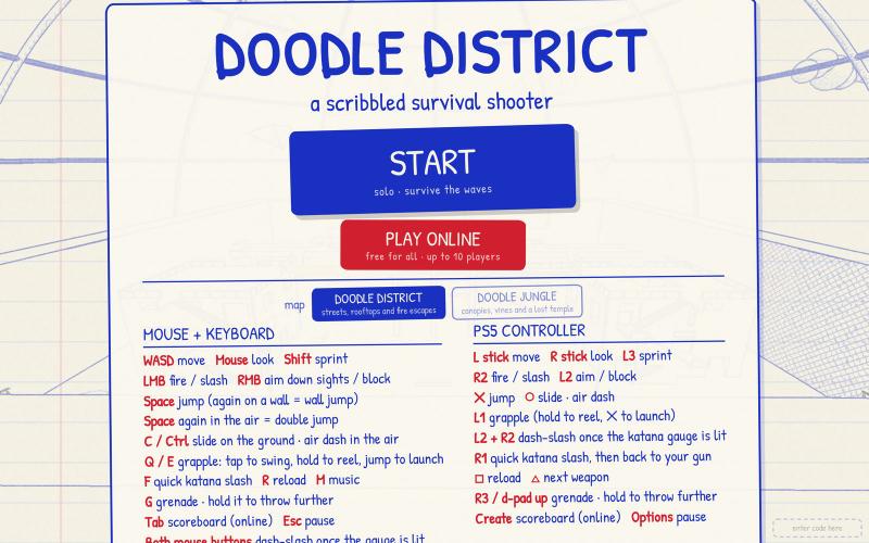 Doodle District — screenshot