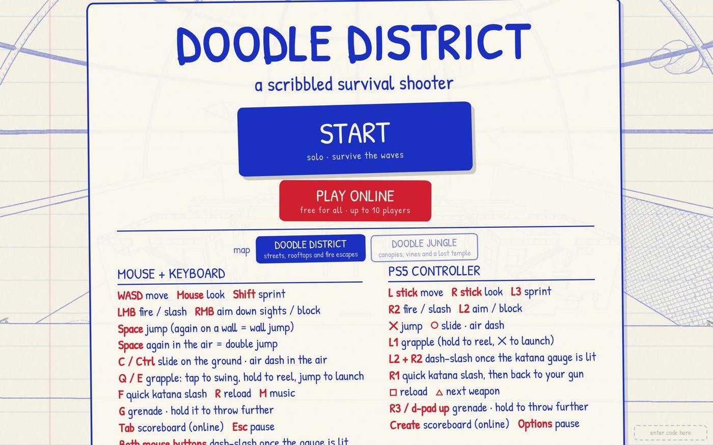 Doodle District — screenshot