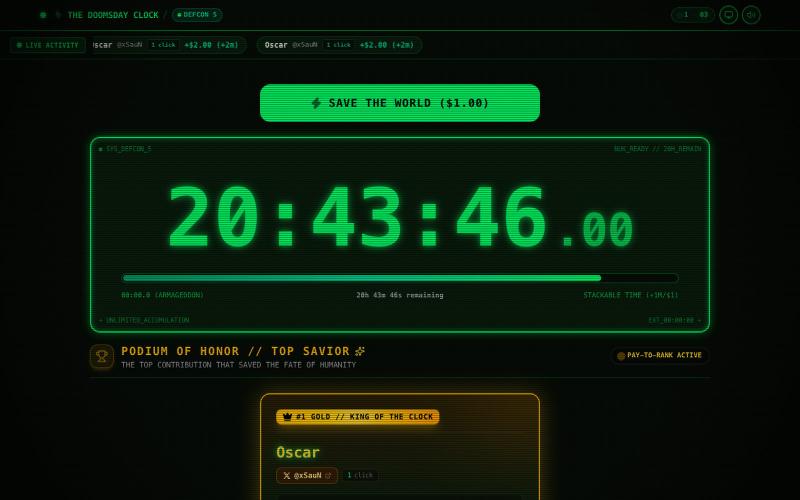 The Doomsday Clock | Will You Let Humanity Die? — screenshot