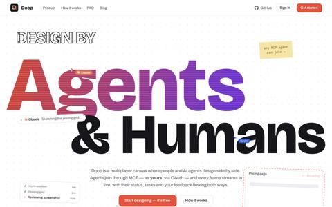Doop — designed by Agents & Humans — screenshot