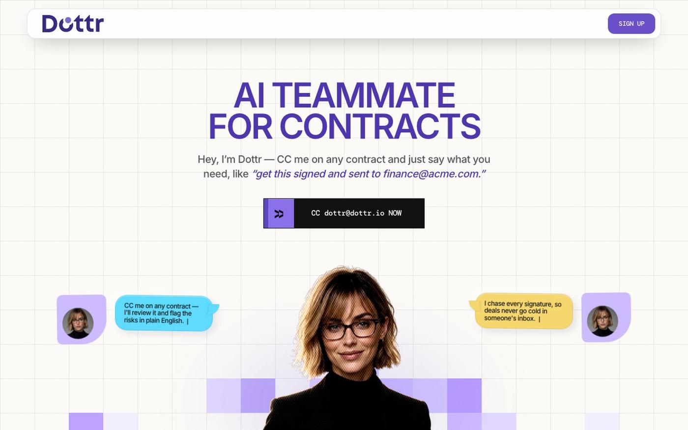 Dottr — Contracts at email speed — screenshot