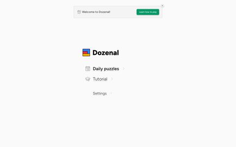 Dozenal - Number Puzzle Game — screenshot