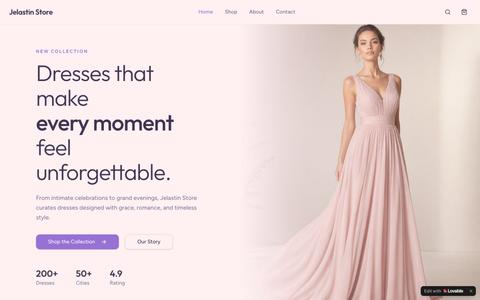 Jelastin Store | Elegant Dresses for Every Moment — screenshot