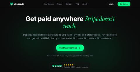 dropanda – Flash Sale Platform for Digital Creators — screenshot