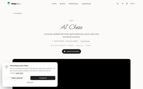 AI Chess — Dropday.ai — screenshot