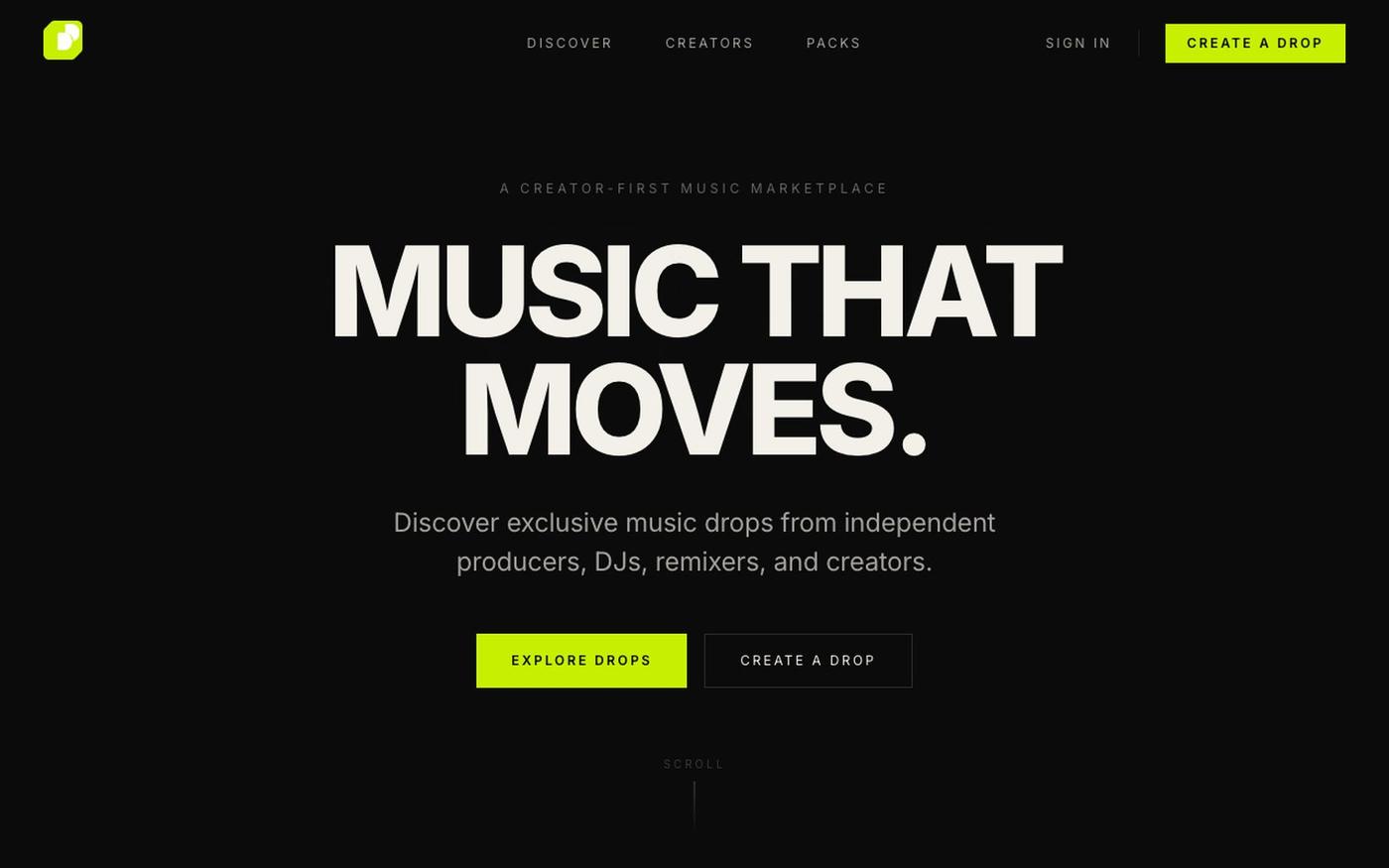 Drop District — Music That Moves. — screenshot