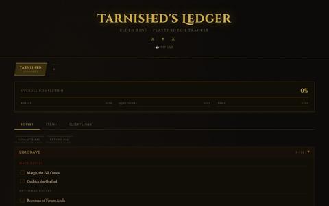 Tarnished's Ledger — screenshot