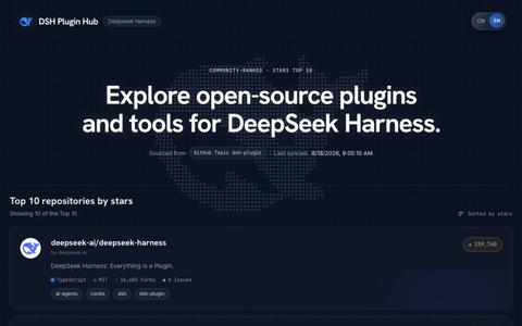 DSH Plugin Hub — Discover the DSH Plugin Ecosystem — screenshot